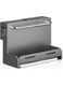 Kitchen Knife Holder and Utensil Holder, Stainless-Steel Knife Holder Without Knives 7 Slots, Knives Storage, Countertop, Wall-Mountable Dual-Use Large Volume Knife Organizer (Grey)