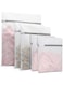 Muchfun 5Pcs Durable Honeycomb Mesh Laundry Bags for Delicates (1 Large 16 x 20 Inches, 2 Medium 12 x 16 Inches, 2 Small 9 x 12 Inches)