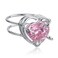 925 Sterling Silver Ladies Irregular Crystal Onyx Open Ring, Specification:J2935