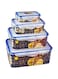Saqoware Food Container 4-Pieces Set