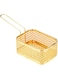AKDC Fries Basket 12Cm X 8Cm X 5Cm Gold