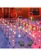 Christmas Decorations 6pcs Candy Cane Lights, 42LED Solar Christmas Lights Outdoor Waterproof with 8 Modes, Christmas Outdoor Yard Decor for Garden/Lawn/Tree/Pathway/Patio