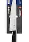 Professional 8-Inch Meat Knife with Stainless Steel Blade and Black Polypropylene Handle
