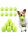 Hanaive 20 Pieces Dog Tennis Balls 2 Inch Mini Tennis Balls for Small Dog Pet Fetching Toy Rubber Felt Training Toys for Puppy Pet Playing Exercise and Practice(Yellow)