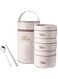 MFGMF Insulated Lunch Containers - Leak-Proof Thermal Bento Box - Thermal Lunch Containers For Hot Food Kids Adults, Vacuum Stainless Steel Thermos Lunch Box For School, Office