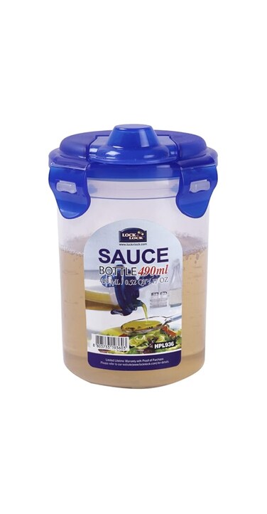 Locknlock 17-Fluid Ounce Round Sauce Container, Tall, 2-Cup