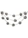 Creative Converting Glitz Silver Garland Foil Pom Pom,