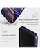 Mobcos iPhone 16 Pro Purple Night Premium Case Compatible with Hybrid Dual-Layer Hard Shell + Silicone Protection - Scratch-Resistant Shockproof Mobile Cover