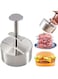 Steel Burger Press, Heavy Duty Adjustable Hamburger Meat Press Maker, Non-Stick Stuffed Patty Molds for Beef, Vegetables, Meat, BBQ, Party Grill