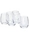 Glass Drinking Glass, 37 cl, Crystalline Design, 6-Pack
