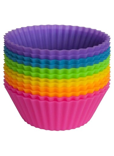 Muffin Cup Cake Mould Set Multicolour
