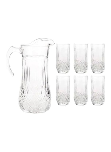 7-Piece Brighton Drinkware Set Clear