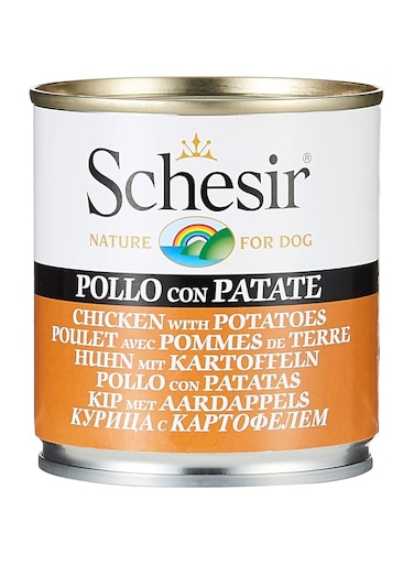 Schesir Dog Can - Chicken With Potatoes 285 Gm, C2801