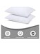 COTTON SOFT SET OF 2 HOTEL STRIPE HYPOALLERGENIC LUXURY COLLECTION PILLOW