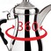 Stainless Steel Arabic Coffee Pot Electric Dallah Tea &amp; Coffee Maker with Heating Base and Heat-Resistant Handle