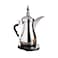 Stainless Steel Arabic Coffee Pot Electric Dallah Tea &amp; Coffee Maker with Heating Base and Heat-Resistant Handle