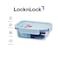 LocknLock Clear Glass Rectangular 1L Mint &ndash; Airtight, Heat-Resistant, BPA-Free Food Storage Container