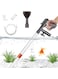 ME HOME Aquarium Gravel Cleaner - Professional Fish Tank Sand Cleaner Kit for aquarium, Aquarium Siphon Vacuum Cleaner with Water Hose Controller Clamp, black
