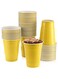 StarMar 16 oz Yellow Cups [50 Pack] Disposable plastic cup, Big Birthday Party Cups