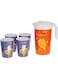Flamingo Water Jug Set, Multi-Colour, FL5931Wj