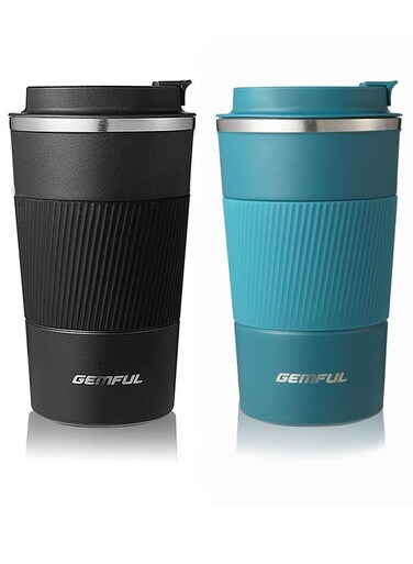 Travel Coffee Mug Stainless Steel Vacuum Ice and Hot Drinks Insulated Tumbler for Home Works
