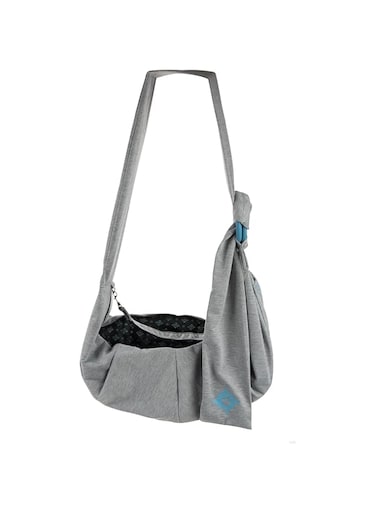 Sherpa Sling Hands-Free Wearable Pet Carrier - Gray, One Size