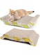 Mumoo Bear Cat Scratching Board Lounger Sofa Bed, Reversible Pads - Premium Cardboard Construction