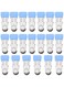 COLLBATH 20pcs Stainless Steel Seal Clip Sealing Clamp Food Snacks Snack Bag Sealing Clip Laundry Chip Clips Clothesline Clips Pegs Potato Chips Clips Chip Bag Closer
