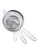 3-Piece Stainless Steel Fine Mesh Strainer Set with Handle &acirc;&euro;&ldquo; 3 Sizes (20cm, 14cm, 12cm) for Kitchen, Food, Tea, Coffee, Juice, Quinoa, Rice, Flour, Baking, and Cooking