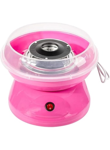 MAGA ZONE Electric DIY Cotton Candy Maker - Portable Cotton Sugar Floss Machine - Perfect Gift for Kids - Pink