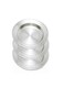 3-Pieces Aluminium Kunafa Set Aluminium 22cm