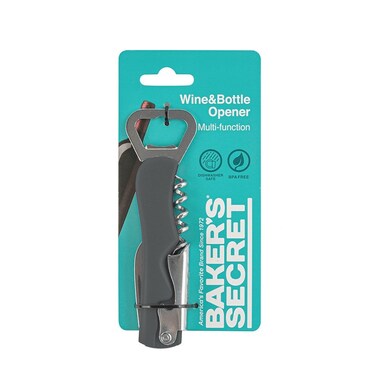 Secret Metal Multi-Function Opener 13.6cm &acirc;&euro;&ldquo; Durable Kitchen Tool for Bottles, Jars, and Can Opening