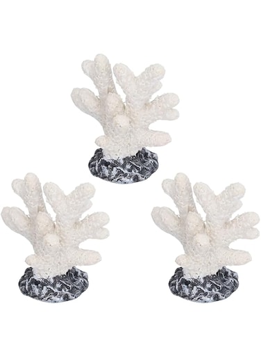 Juicemoo Aquarium Coral, Artificial Coral Resin Lifelike for Aquarium for Fish