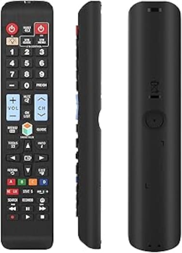 Avtbeisty [2 Pack] Universal Remote Control for All Samsung TV Remote LCD LED QLED SUHD UHD HDTV Curved Plasma 4K 3D Smart TVs, with Buttons for Netflix, Prime Video, Smart Hub-Backlit