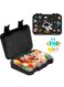 Attack Space Astronaut Kids Bento Lunch Box &acirc;&euro;&ldquo; Convertible 4 or 6 Compartment Leakproof Stainless Steel Lunchbox with Silicone Seal &acirc;&euro;&ldquo; BPA-Free &acirc;&euro;&ldquo; Bonus Food Picks &acirc;&euro;&ldquo; Galaxy Artwork