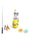 Cat Toys Interactive Cat Toy Cat Teaser Stick Tumbler Cats Toys Cat Fishing Rod Cat Toy Ball with a Bell