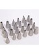304 Stainless Steel Piping Nozzles Set with Storage Box   Cake &amp; Cupcake Decorating Tips