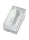 Cryfokt Napkin Paper Holder Box, Wall Mounted Tissue Box Space Saving Stylish for Living Room (Transparent Silver)