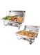 Chafing Dishes for Buffet Set 1 Pack, Chafing Dish Buffet Set 11 Qt Stainless Steel, [Rolled Edge Finger Protection] Buffet Servers and Warmers for Any Party, Wedding, Birthday and Hotel
