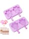 Ice Cream Molds, Popsicle Maker Mold Set, Popsicles Molds with Stick, BPA Free Mini Homemade Popsicle Molds for Baby Kids, Silicone Popsicle Molds (Bear Paw)