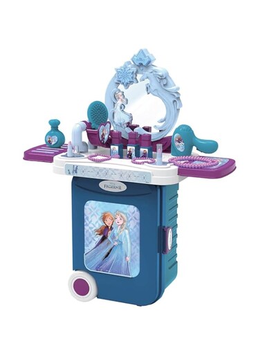 Disney Frozen2 Dressing Table Trolley Case 3 In 1, Blue, EODS008-953MA