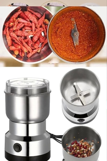 Electric Food Grinder - Coffee, Spice, Rice and Pepper Grain Machine