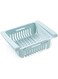 Dubai Gallery Refrigerator Partition Layer Multi-Purpose Storage Rack Blue 21.00 X 8.00Cm