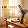 5W Rechargeable LED Table Lamp with LCD Display, Flexible Neck &amp; Energy Saving Design