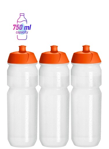 3-Pack Sipper Sports Water Bottle With Spout