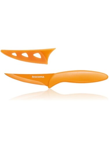 Tescoma Presto Non-Stick Utility Knife, 8 Cm, Yellow