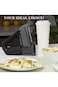 Multi-Function Rotary Grater &amp; Slicer, 4 Blades for Vegetables &amp; Cheese, Black