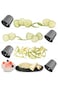 Multi-Function Rotary Grater &amp; Slicer, 4 Blades for Vegetables &amp; Cheese, Black