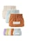 NALACAL Corduroy Elastic Hair Tie Organizer, Portable Corduroy Elastic Storage Bag, Large Capacity Small Cute Hair Accessory Jewelry Storage Organizer(4pcs)