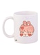 Cartoon Girl Printed Coffee Mug White/Pink/Beige